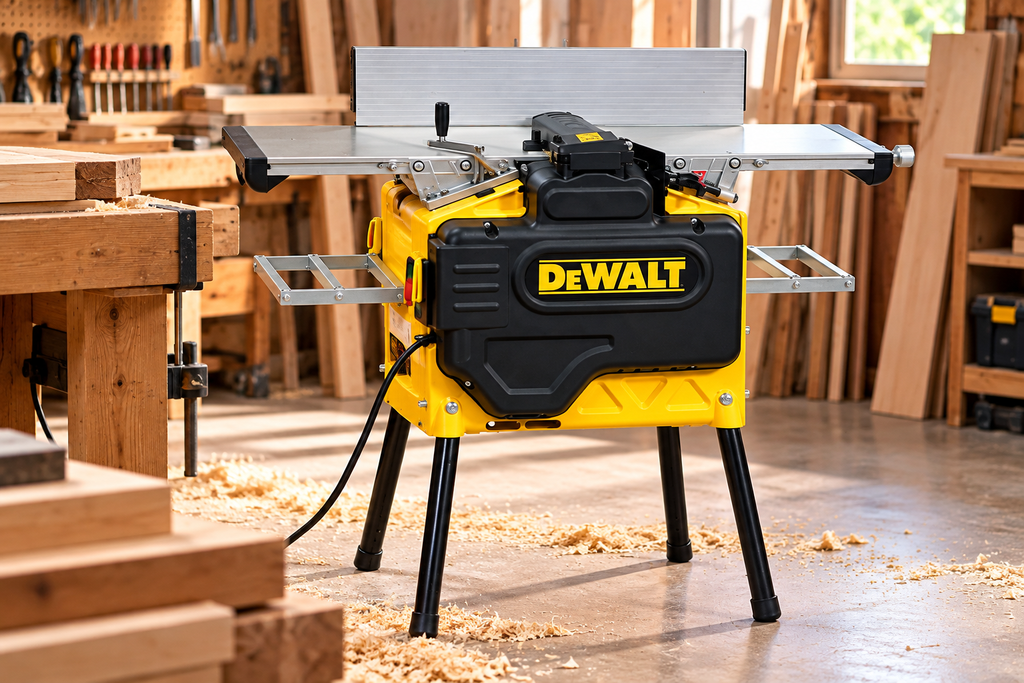 Maschinen&Werstatt-ausstattung dewalt hobelmaschine in der holzwerkstatt