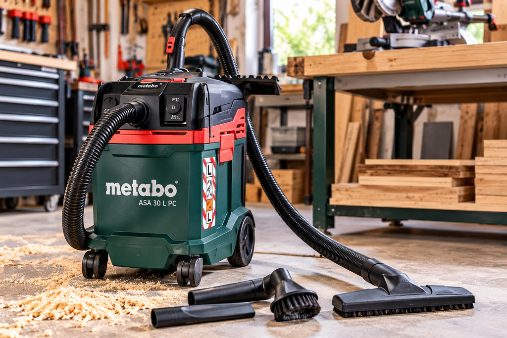 WERKSTATT & ZUBEHÖR metabo nasssauger in der werkstatt