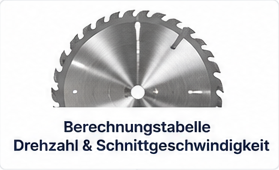 saege berechnungstabelle
